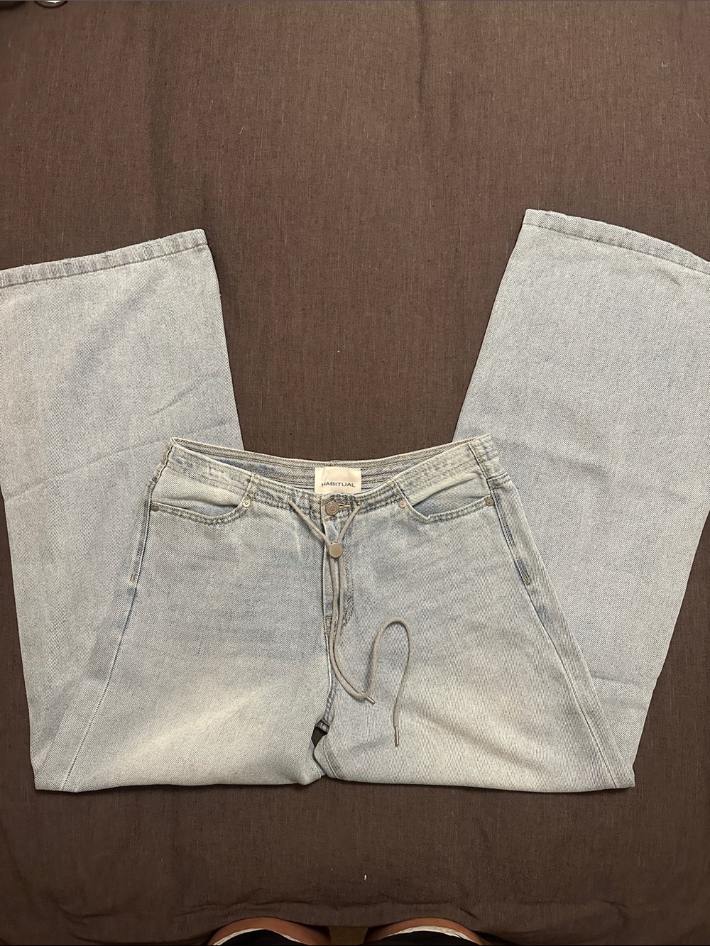 Habitual Light Wash Wide Leg Jeans